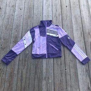 Adidas x Danielle Cathari purple track jacket